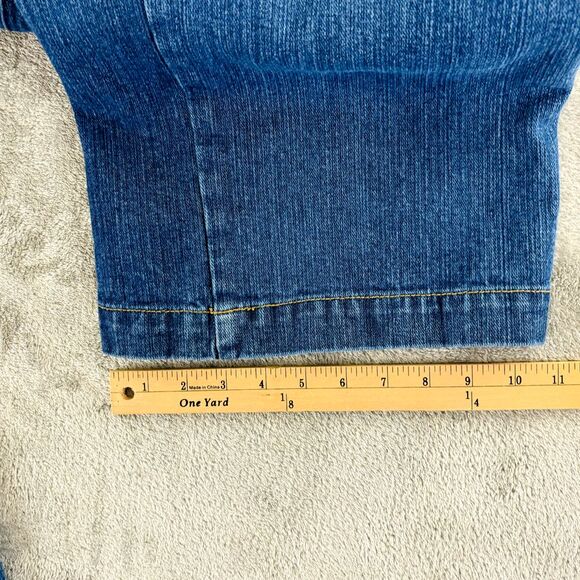 JNCO Relaxed Blue Jeans with Gold Design - Picture 16 of 16